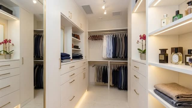 The Walk-in Wardrobe — Renovation & Transformation project in Thanisandra, Bangalore